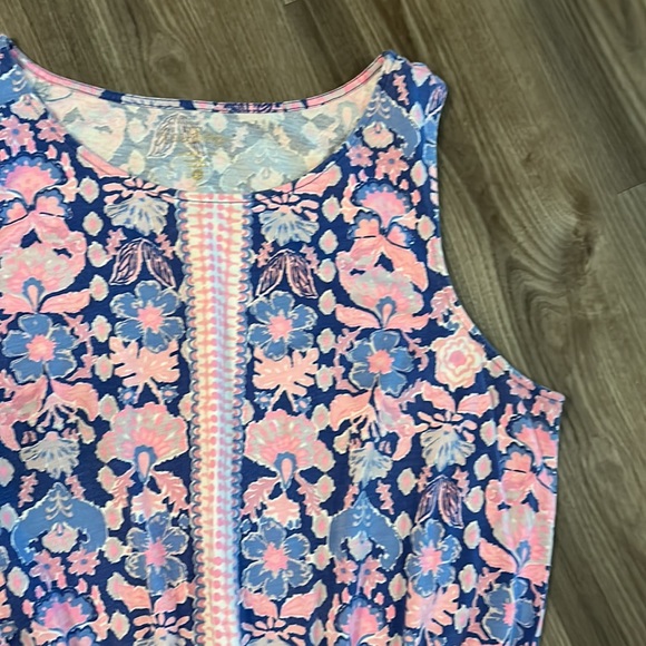 LILLY PULITZER WINDWARD DRESS IRIS BLUE WERK IT MARLOW SIZE XL EUC - Picture 5 of 8